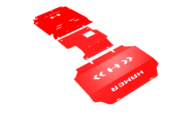 3 Piece under protection plate for Isuzu MU-X (2025 - Present)