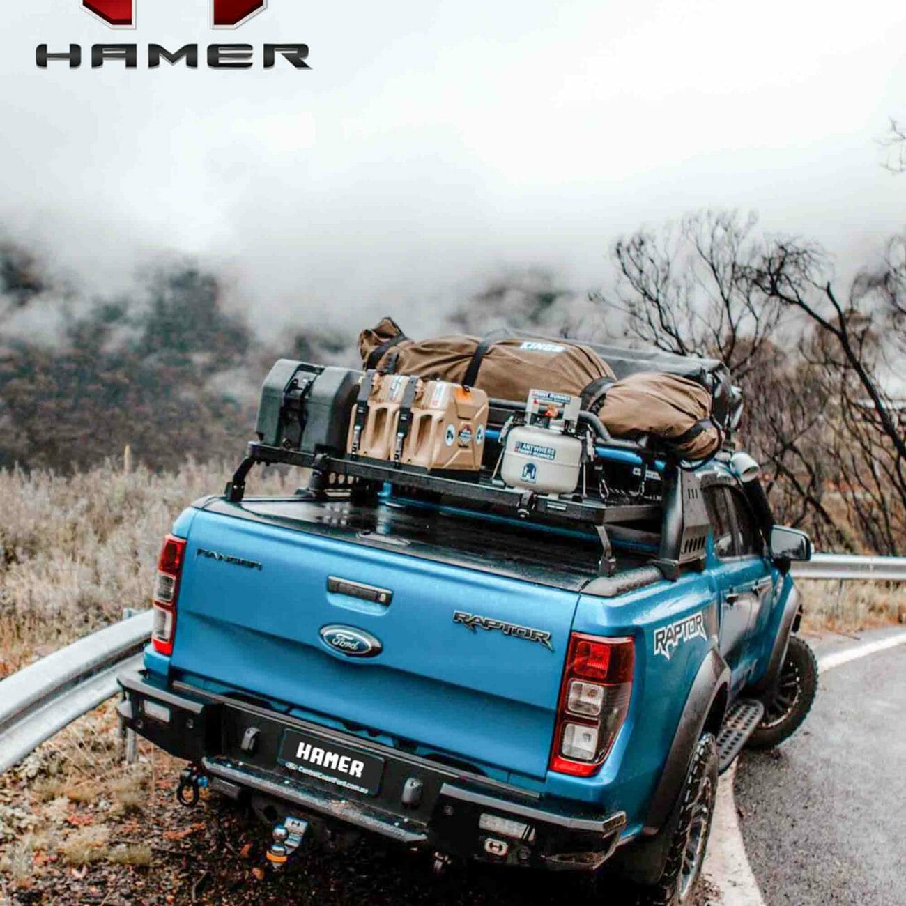M-Series rear bar for Ford Ranger Raptor (2018 – 2022) – Hamer 4×4