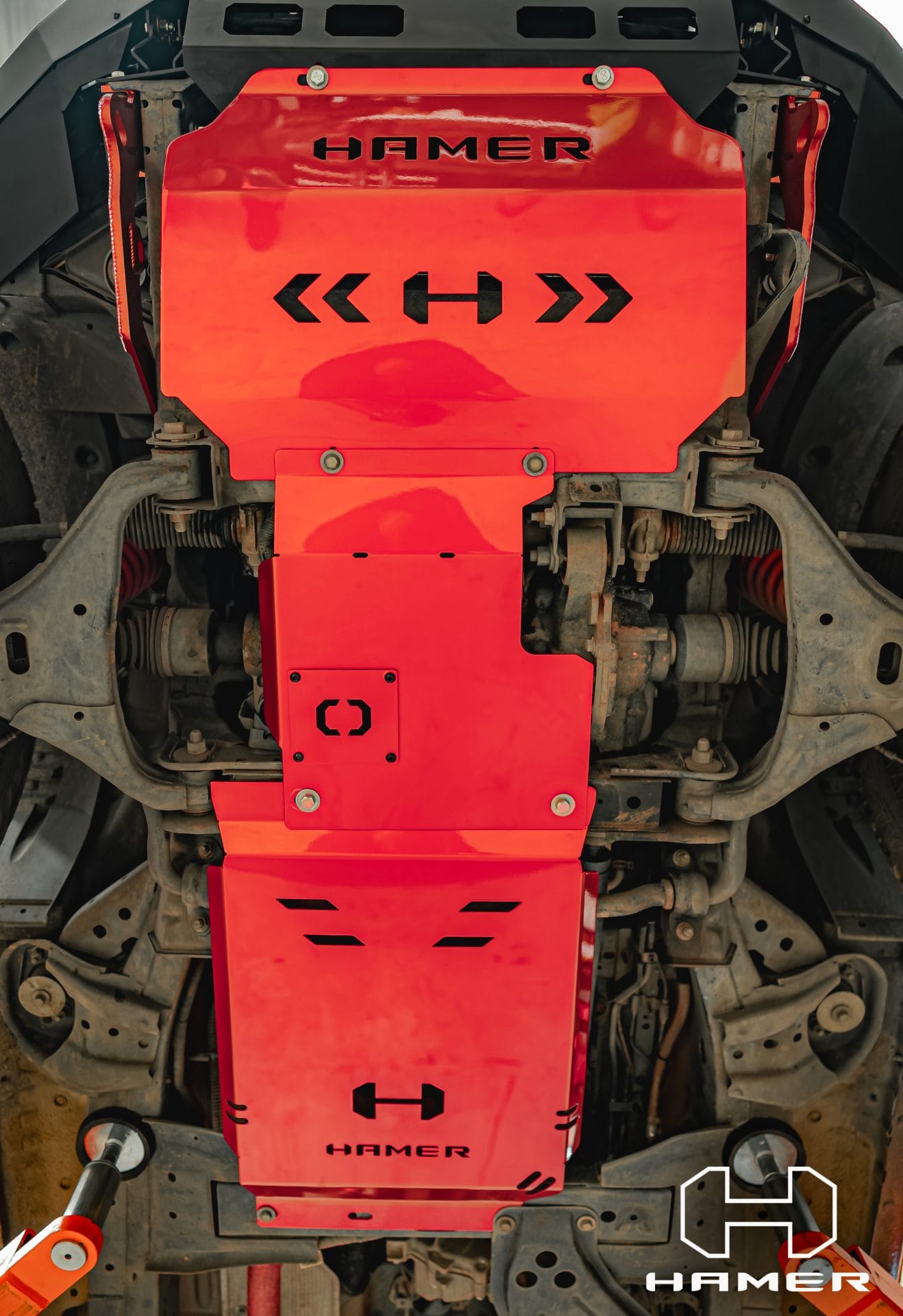 3 Piece under protection plate for Ford Ranger PX2, PX3 (2015 - 2022)