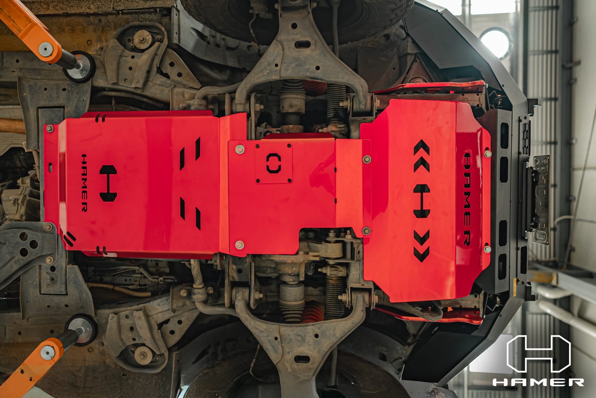 3 Piece under protection plate for Ford Ranger PX2, PX3 (2015 - 2022) - Image 4