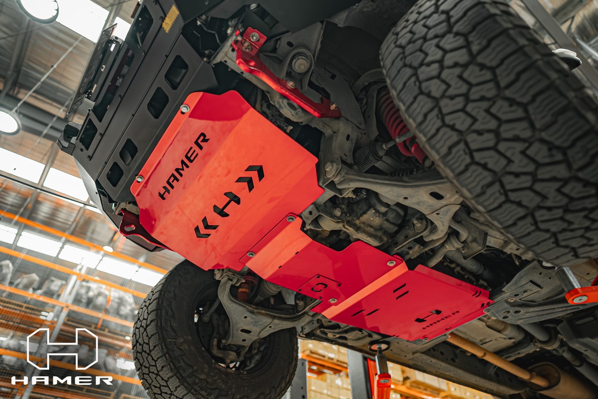 3 Piece under protection plate for Ford Ranger PX2, PX3 (2015 - 2022) - Image 3