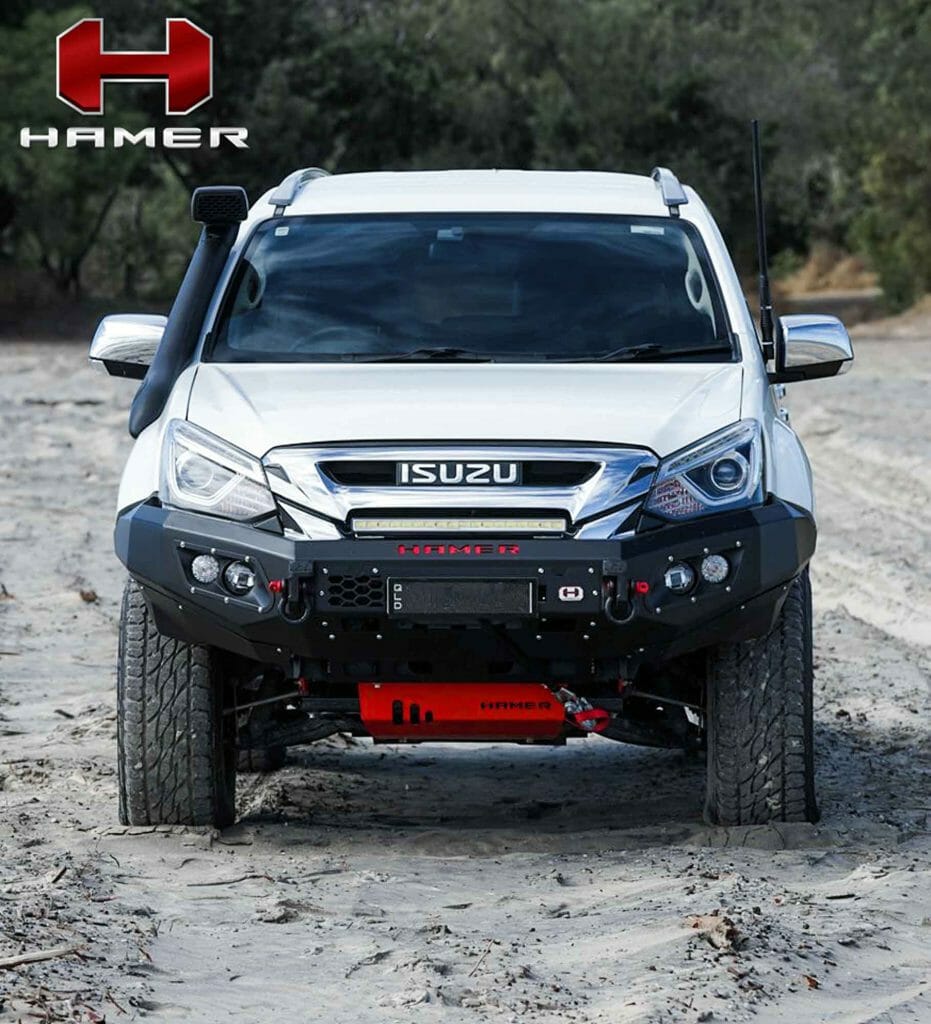 King series bull bar for Isuzu MUX ( 2016 2020 ) Hamer 4x4