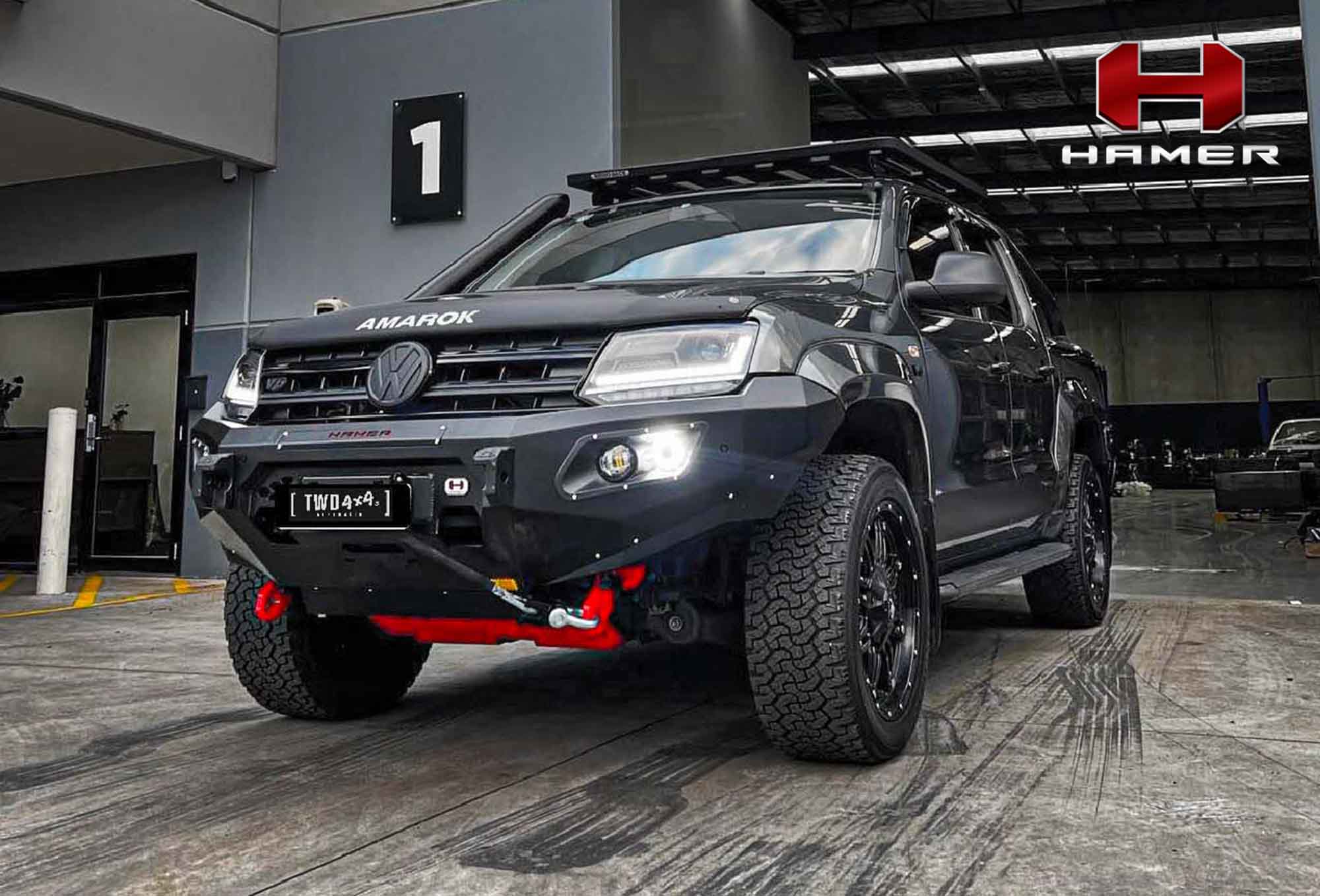 King series bull bar for Volkswagen Amarok Hamer 4x4