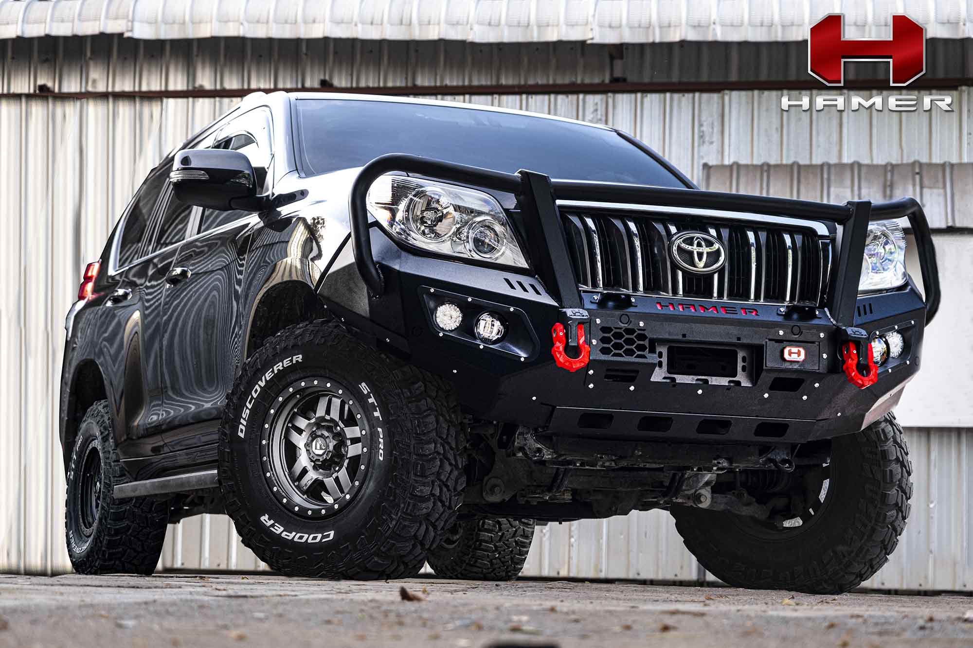 King series plus bull bar for Toyota Landcruiser Prado 150 Series (2009 2013) Hamer 4x4