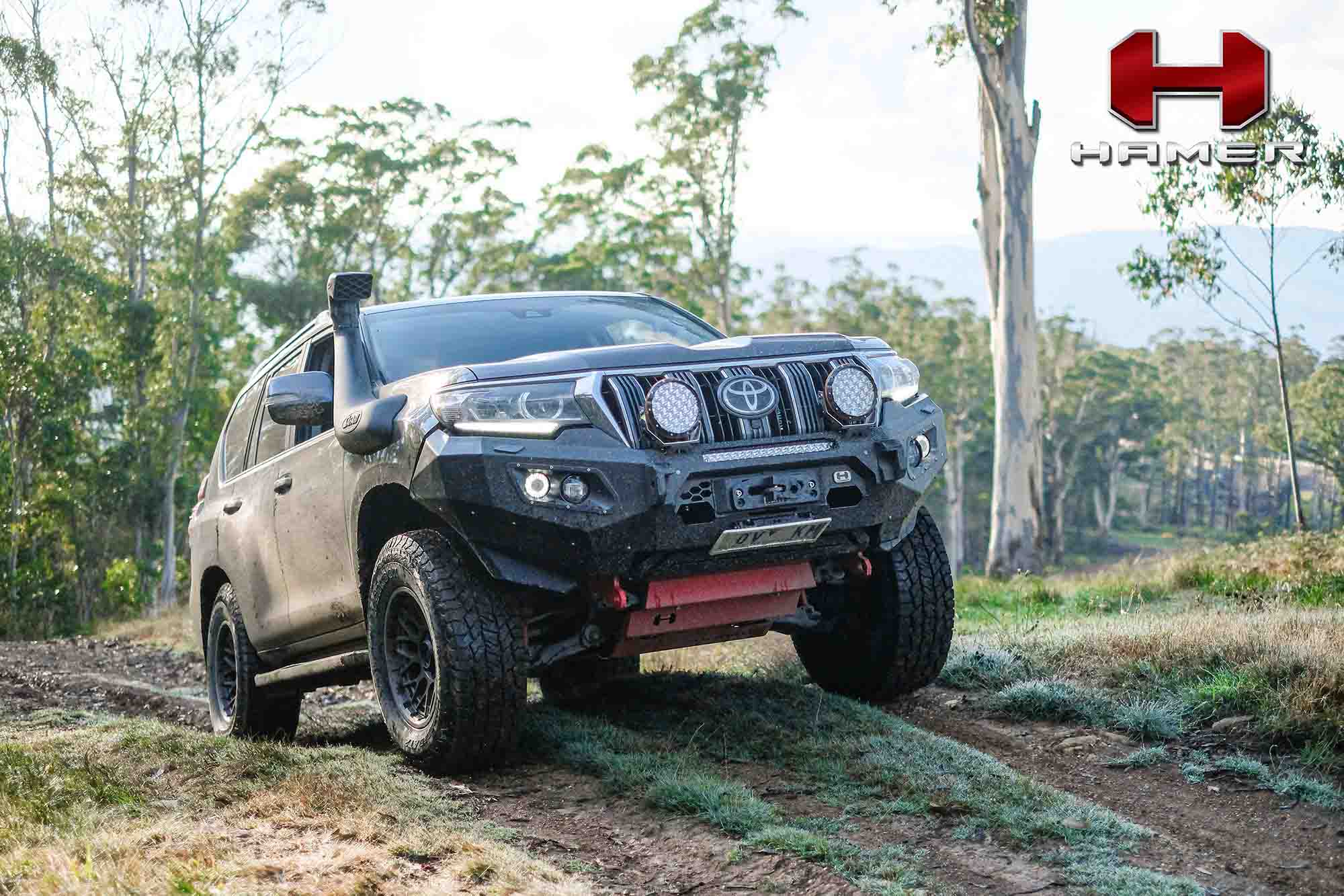 King series bull bar for Toyota Landcruiser Prado 150 Series (2018 - Present) - Image 17