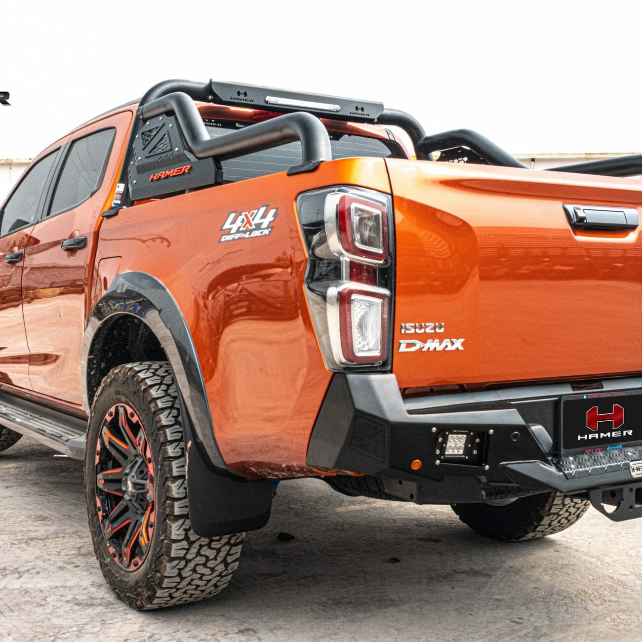 Nova rear bar for Isuzu DMax (2021 2024) Hamer 4x4