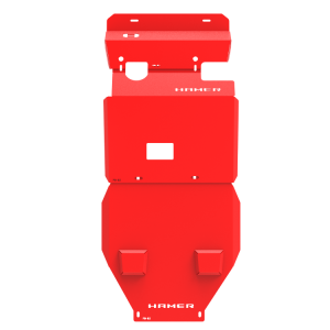 3 Piece under protection plate for Toyota Landcruiser Prado 150 Series (2009 - 2013)