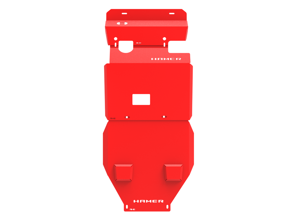 3 Piece under protection plate for Toyota Landcruiser Prado 150 Series (2009 - 2013)