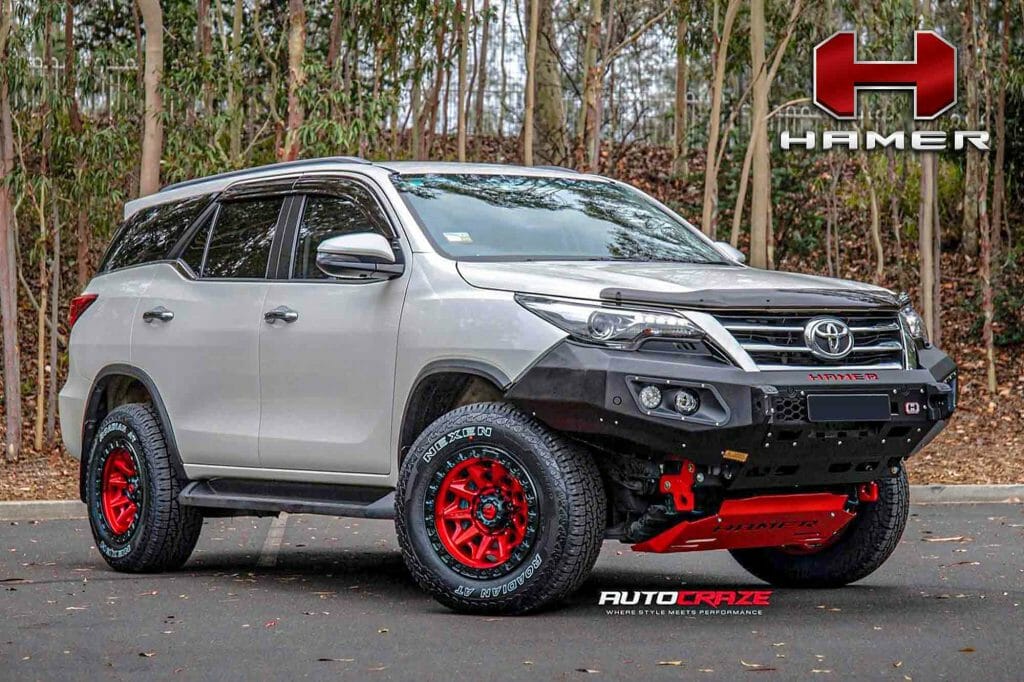 King series bull bar for Toyota Fortuner (2015 2020) Hamer 4x4