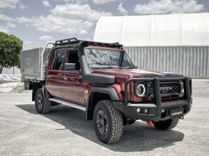 King series Plus bull bar for Toyota Landcruiser 70 series ( 2023 - Present )