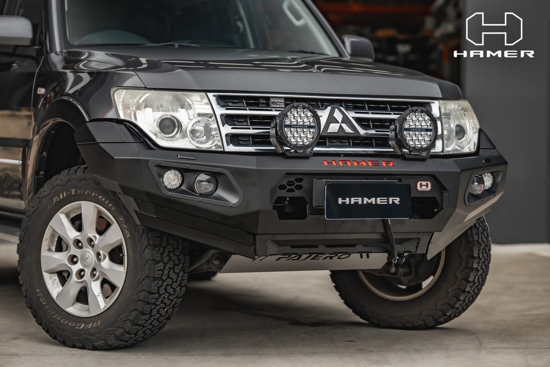 King series bull bar for Mitsubishi Pajero (2006 - 2021) - Image 7
