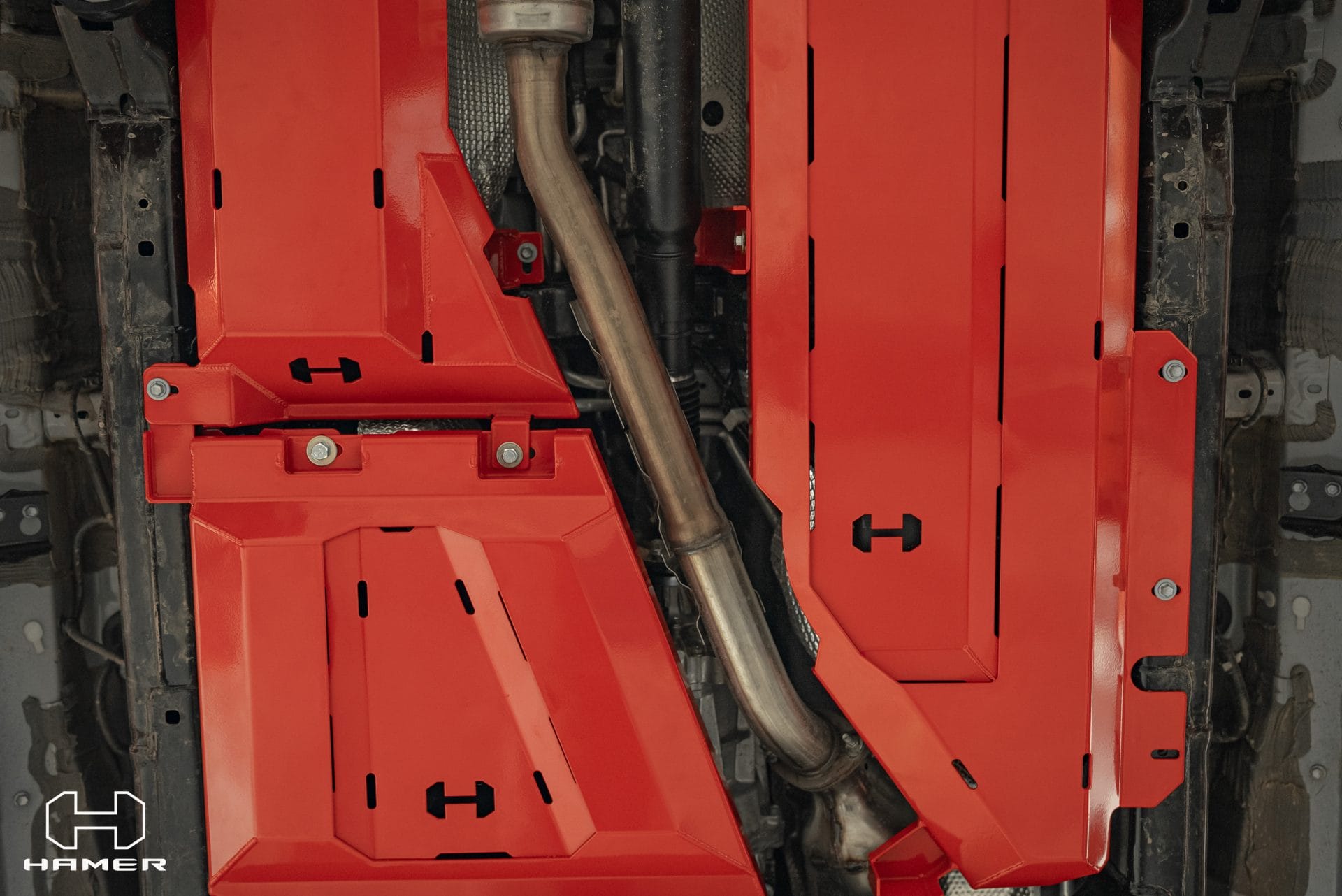 3 Piece Rear under protection plate for Toyota Prado 250 (2024 - Present)