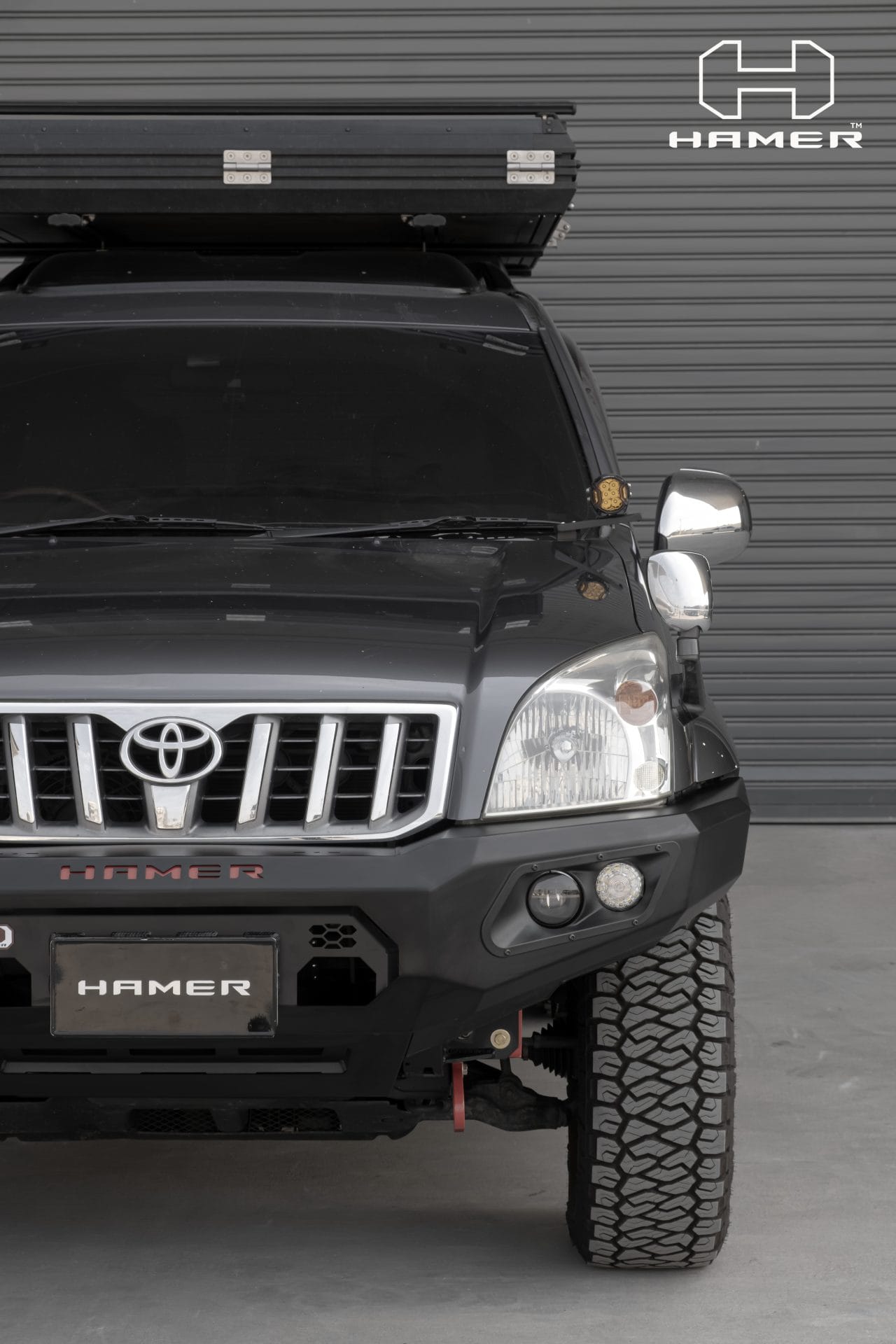 King series bull bar for Toyota Landcruiser Prado 120 Series (2003 - 2009) - Image 3