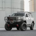 Hamer King Series Plus bull bar fitted on Toyota Hilux N90 2026 matte black powder coated full bumper replacement with LED lighting