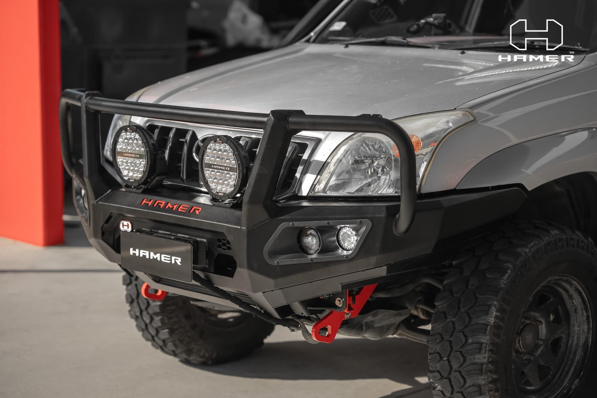 King series plus bull bar for Toyota Landcruiser Prado 120 Series (2003 - 2009) - Image 9