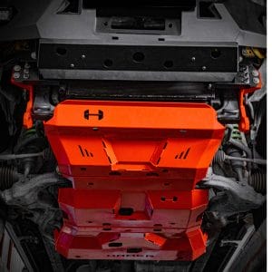 3 Piece under protection plate for Toyota FJ Cruiser (2011 - 2016)