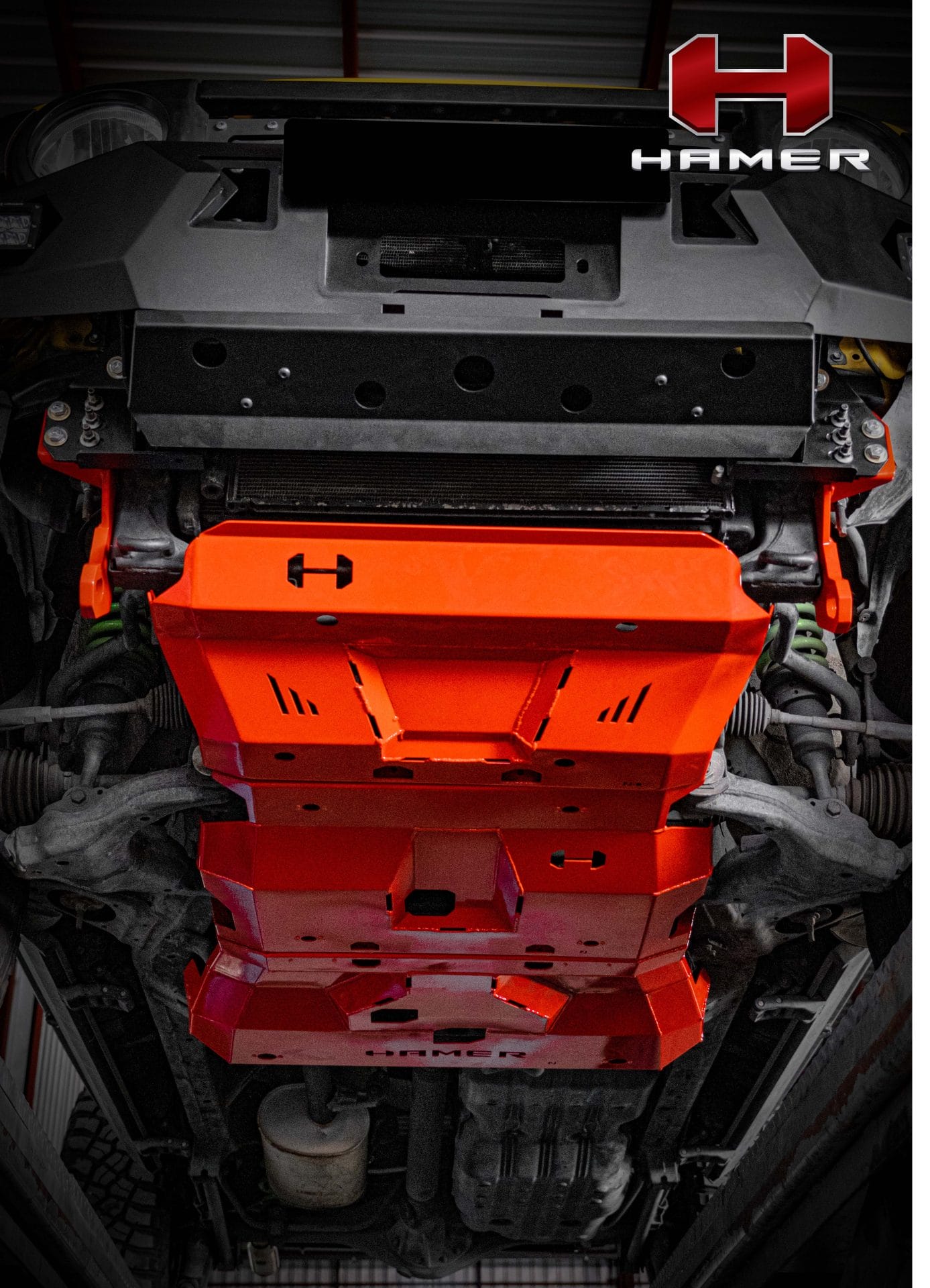 3 Piece under protection plate for Toyota FJ Cruiser (2011 - 2016)