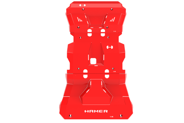 3 Piece under protection plate for Toyota FJ Cruiser (2011 - 2016)